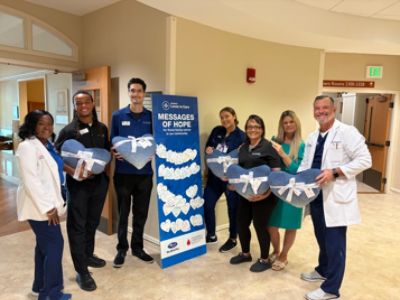 Sharing Comfort at UF Health Spanish Plaines Hospital!  Villages Subaru