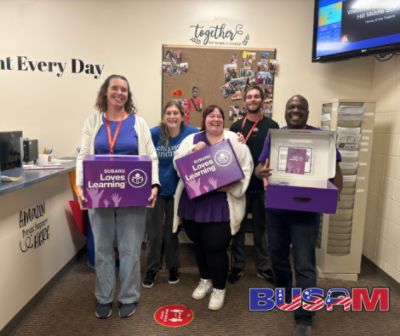 Busam Subaru Loves Learning: North College Hill Middle School Meaningful Donation 