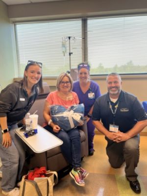 Subaru Loves to Care Blanket Delivery with LLS at Doylestown Hospital!