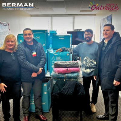 Youth Outreach Services and Berman Subaru of Chicago Coat Drive!