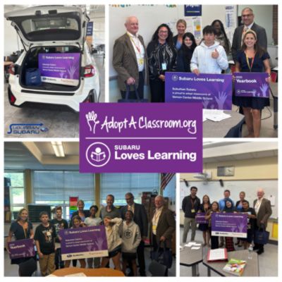 Subaru Loves Learning: A Heartfelt Thank You from an Adopted Classroom