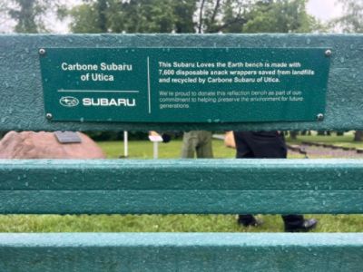 Subaru of Utica Bench Donation