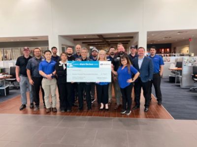 Homes for Pets receives Share the Love Check!