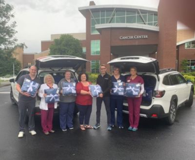 Blankets of love for Ballad Health Regional Cancer Center Abingdon, VA.