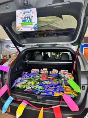 Tindol Subaru's Back to School Drive