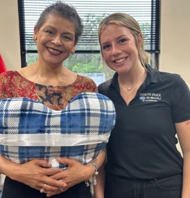 Blanket Delivery to Texas Oncology