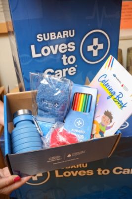 Open Road Subaru Deliveries Warmth to Cancer Patients in Community