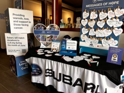 SUBARU LOVES TO CARE WITH THE LEUKEMIA & LYMPHOMA SOCIETY