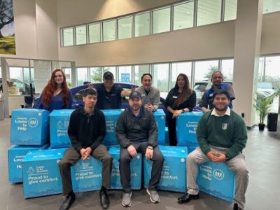 Gillman Subaru donates during Subaru Loves to Help