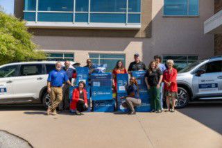 Leukemia & Lymphoma Society Blanket Delivery