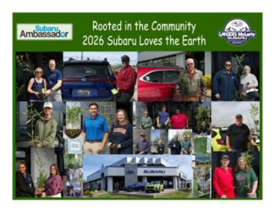 ROOTED IN THE COMMUNITY – 2026 SUBARU LOVES THE EARTH 