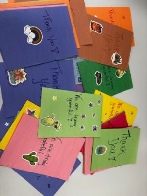 Handwritten Thanks for Those Who Serve