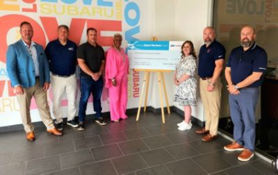 Dutch Miller Subaru Donates to the YWCA