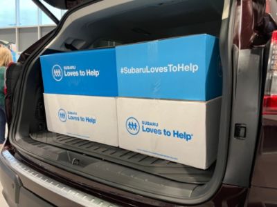 W&L Subaru Delivers Comfy Socks & Food To Haven Ministry Center