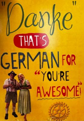 "Danske" That's German for "Your Awesome!"