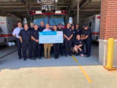 Newport Professional Firefighters Local 45 I.A.F.F and Joseph Subaru Help Santa In Newport, Kentucky