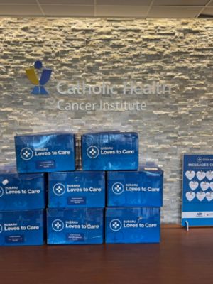 Wrapping Our Neighbors in Comfort: East Hills Subaru of Sayville Visits Good Samaritan Cancer Center