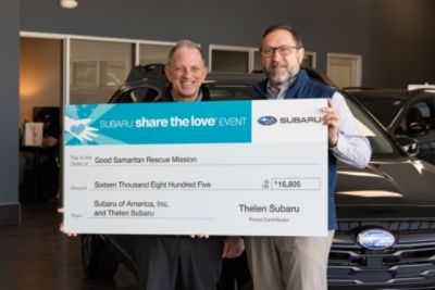 Thelen Subaru Supports Rescue Ministries of Mid-Michigan