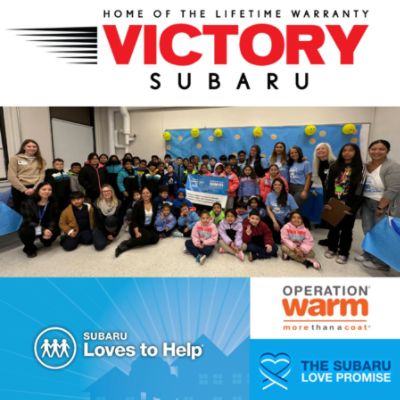 Victory Subaru Brings Warmth to the Community with Subaru Loves to Help Activation