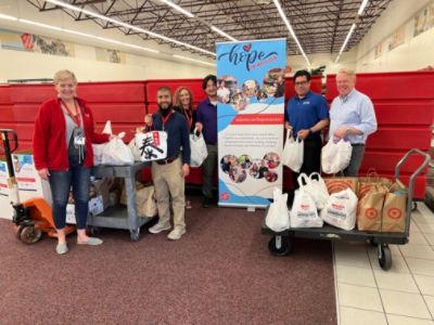 Royal Moore feeding Hillsboro families