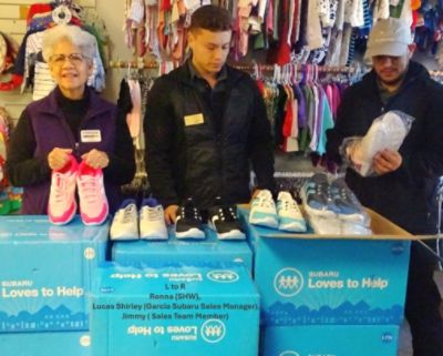 Big Smiles are New Shoes and Socks