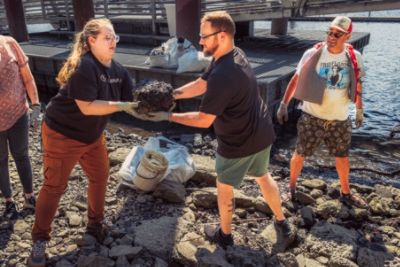 Duckworth Beach Subaru of Portland Cleanup