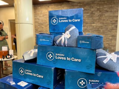 Stocker Subaru Helps Bring Comfort to Local Cancer Patients Through Subaru Loves to Care