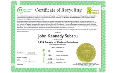 Subaru Loves the Earth - E-Waste Event