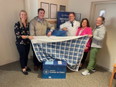 Warm Hearts: Blankets for Tufts Medical Cancer Center 