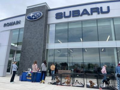 Romain Subaru Celebrates Subaru Loves Pets With Fee-Waived Dog Adoptions