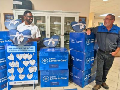 802 Subaru Brings Comfort and Hope to Families at Copley Hospital