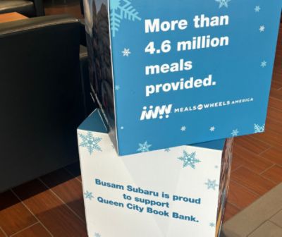 Busam Subaru and Queen City Book Bank Book & Donation Collection Event! 