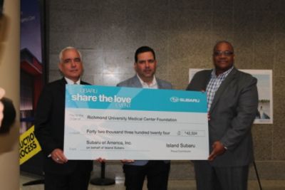 Island Subaru's Support for RUMC Advances Healthcare for the Staten Island Community