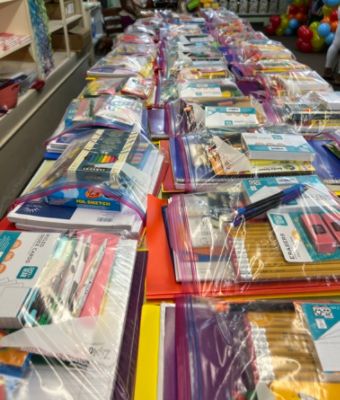 Helping 100 Students Get Back to School with Needed Supplies