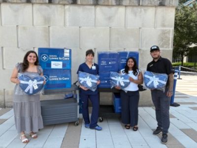 Leukemia & Lymphoma Society Blanket Delivery