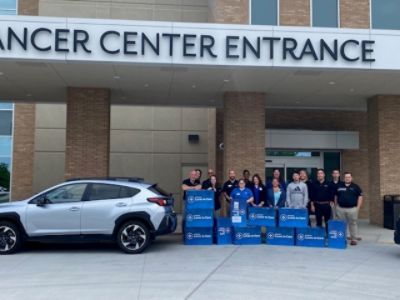 Zeigler Subaru of Lafayette Donates Blankets of Hope & Support to Cancer Patients 