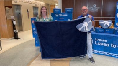 Flow Subaru Burlington Brings Comfort to Our Cancer Patients