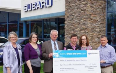 Subaru Provides a Habitat Family's Foundation 