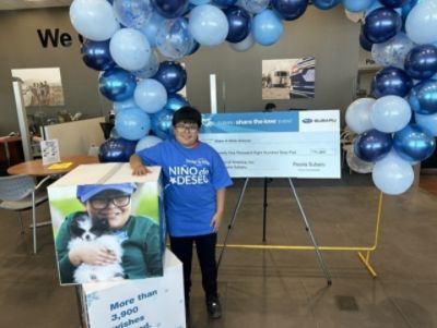 Celebrating the Finale of Subaru Share the Love with Wish Kid Dylan and Make-A-Wish Arizona