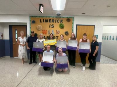 School supplies? CHECK! Smiles? DOUBLE CHECK!