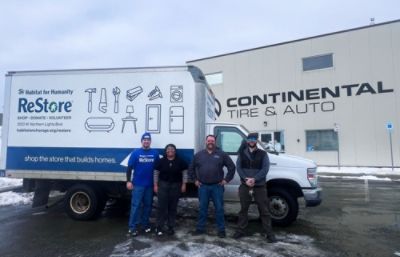 Heartfelt thanks to Continental for donating tires to Habitat for Humanity Anchorage 