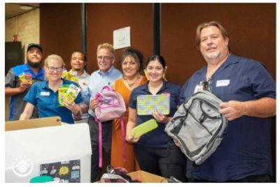 Fill the SUV with school supplies Helps District 60