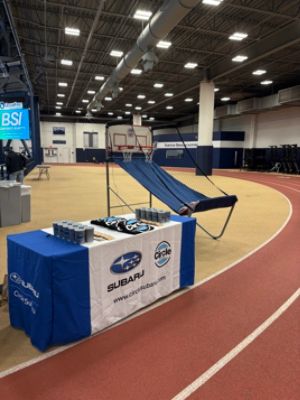 Circle Subaru Gives Change for Free Car at Monmouth University Mens Basketball Game 