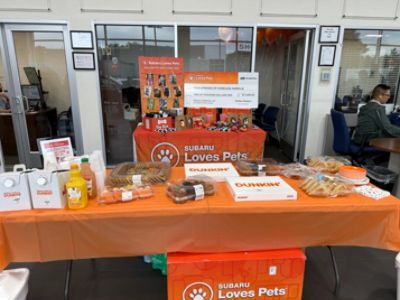 Dulles Subaru love pets and FOHA