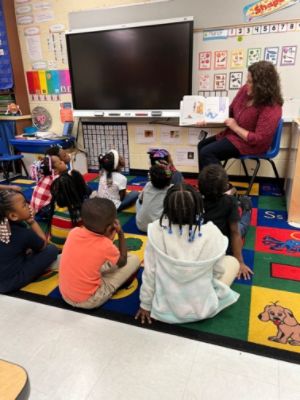 Subaru Readers at Adopted School for Read Across America Day