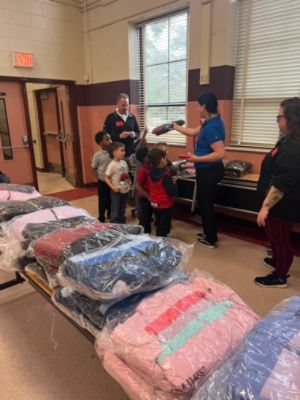 Operation Warm at Sadie T. Tillis Elementary School