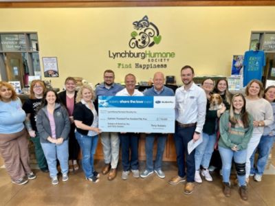 Terry Subaru donates to local partner Lynchburg Humane Society 