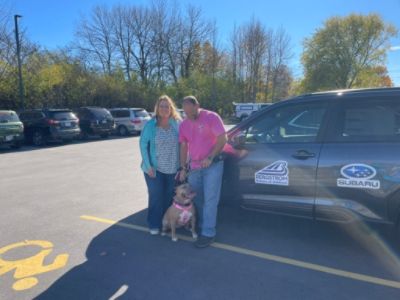 Hot Diggity Dog - Subaru Loves Pets at the Neenah Animal Shelter