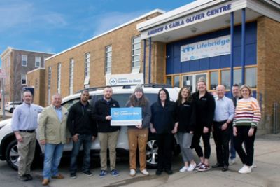 Subaru of Wakefield donates socks and blankets to Lifebridge North Shore 