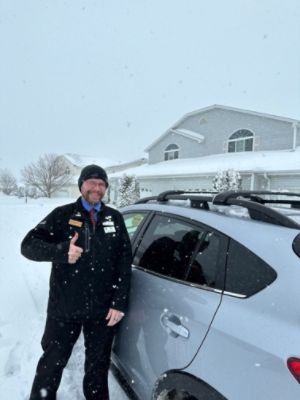 Not even a snow storm will stop Subaru employees from coming to the rescue!